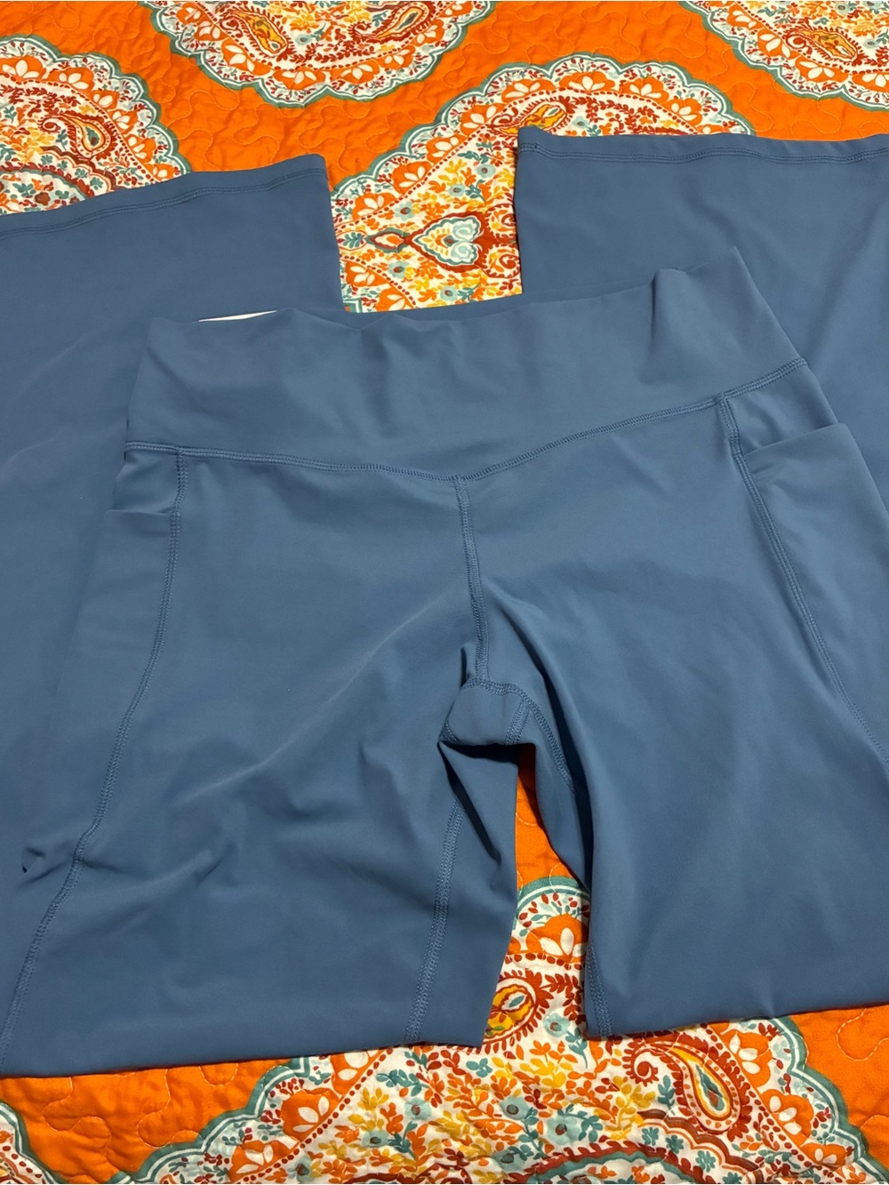 Women’s High-Rise Member’s Mark Athletic Leggings with Side Pockets Size XL NWT